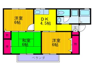 アネックス3の物件間取画像